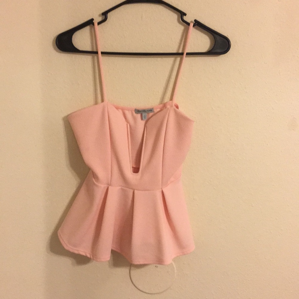 Light Pink Club Skater Tank Top